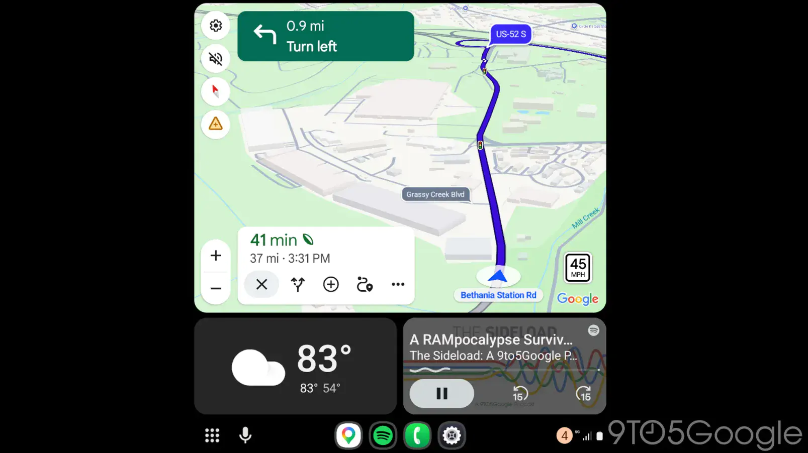 Google Maps Android Auto_2