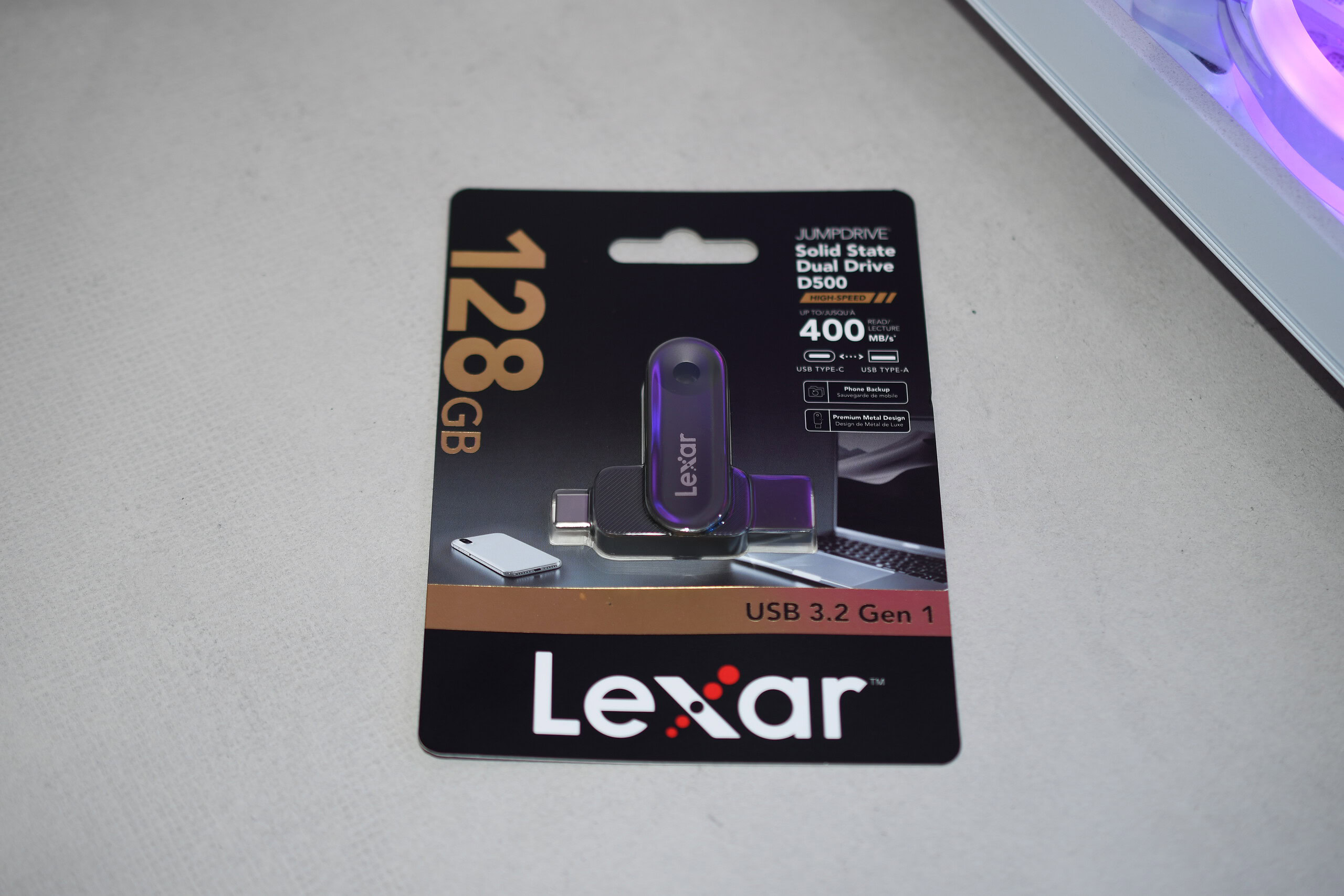 Lexar JumpDrive D500 - dettaglio Lexar JumpDrive D500 - dettaglio