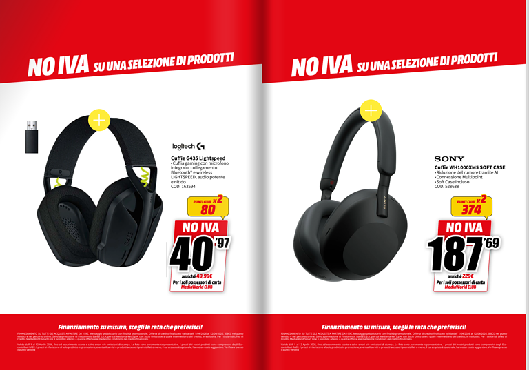 MediaWorld NO IVA - specifiche MediaWorld NO IVA - specifiche