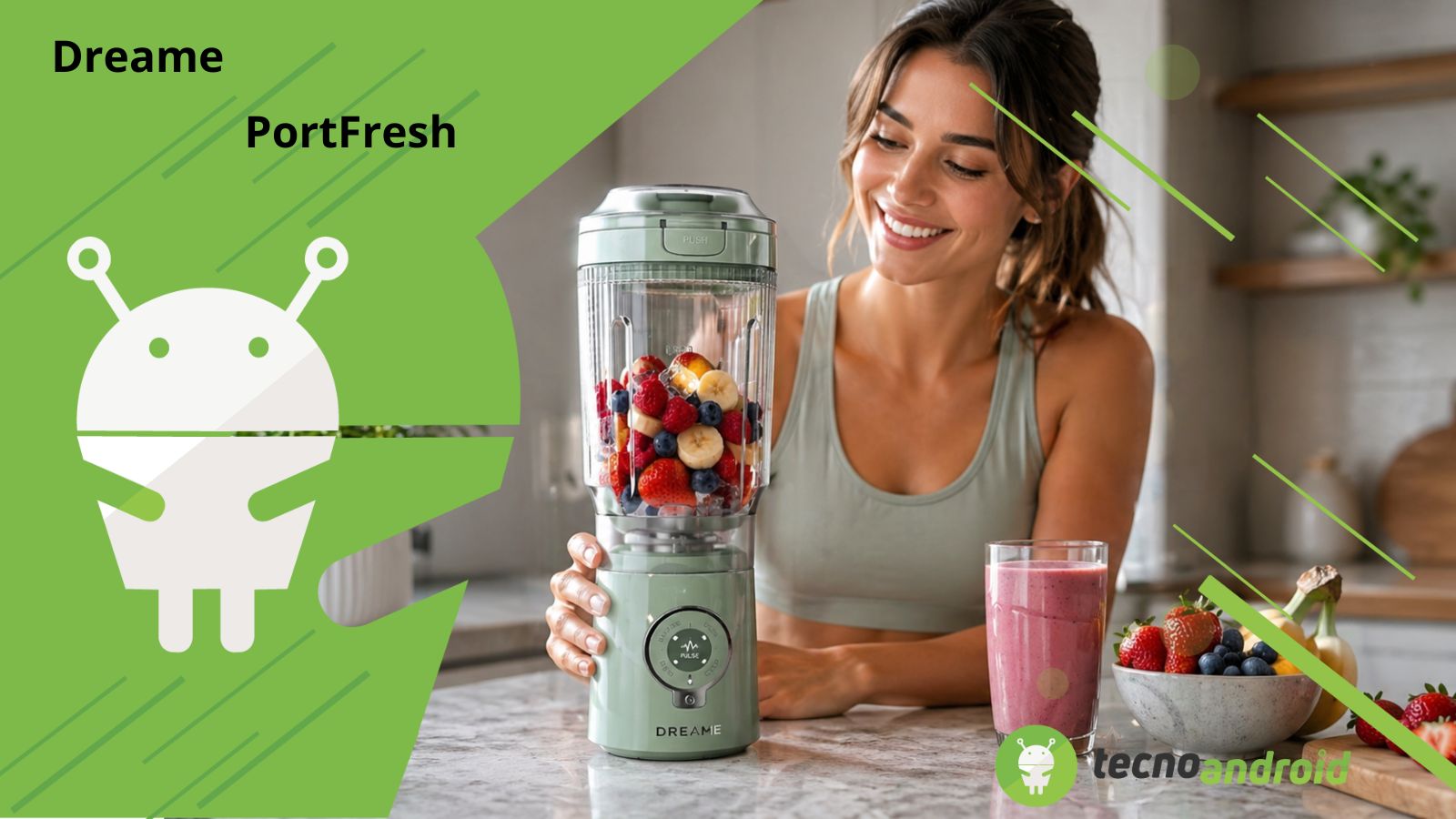 Dreame PortFresh, il frullatore portatile a batteria pratico, compatto e divertente – Recensione