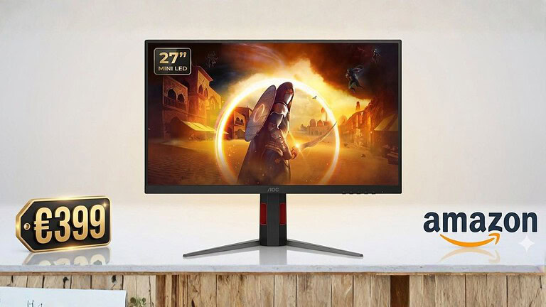 AOC 4K 160Hz quasi regalato su Amazon: solo 399 euro