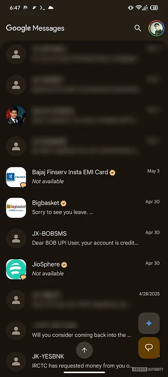 Google Messaggi RCS 