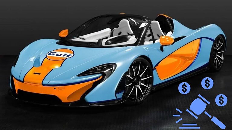 McLaren P1 Spider: esemplare rarissimo all'asta, solo 5 al mondo