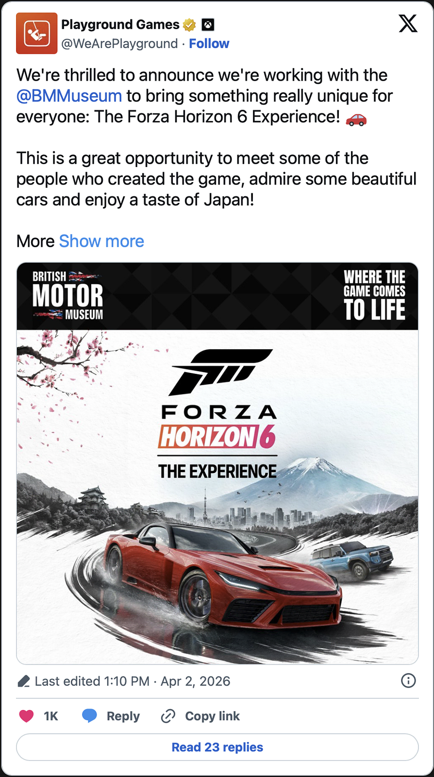Forza Horizon 6 Museum