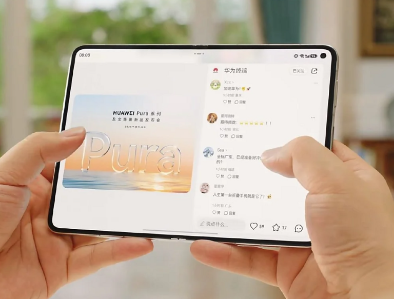 Huawei Pura X Max - dettaglio Huawei Pura X Max - dettaglio