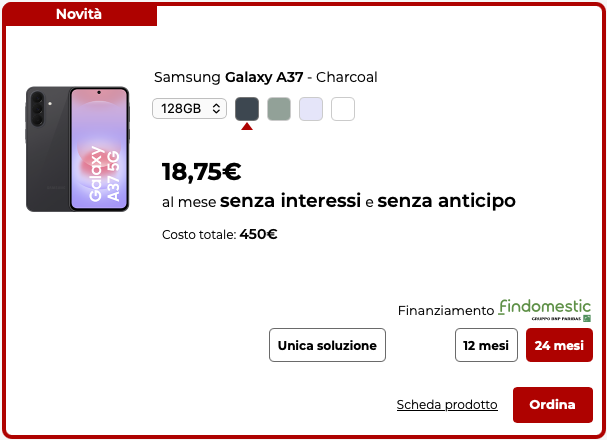 Galaxy A37 5G A57 Samsung Galaxy A37 5G Iliad