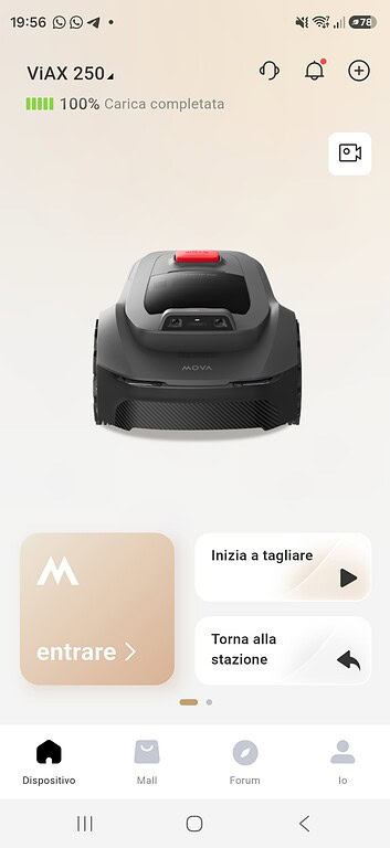 MOVA ViAX 250 - funzionalità MOVA ViAX 250 - funzionalità