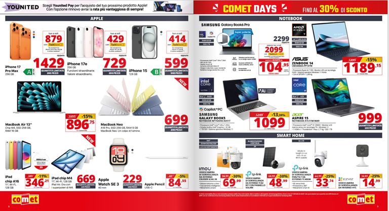comet - specifiche comet - specifiche
