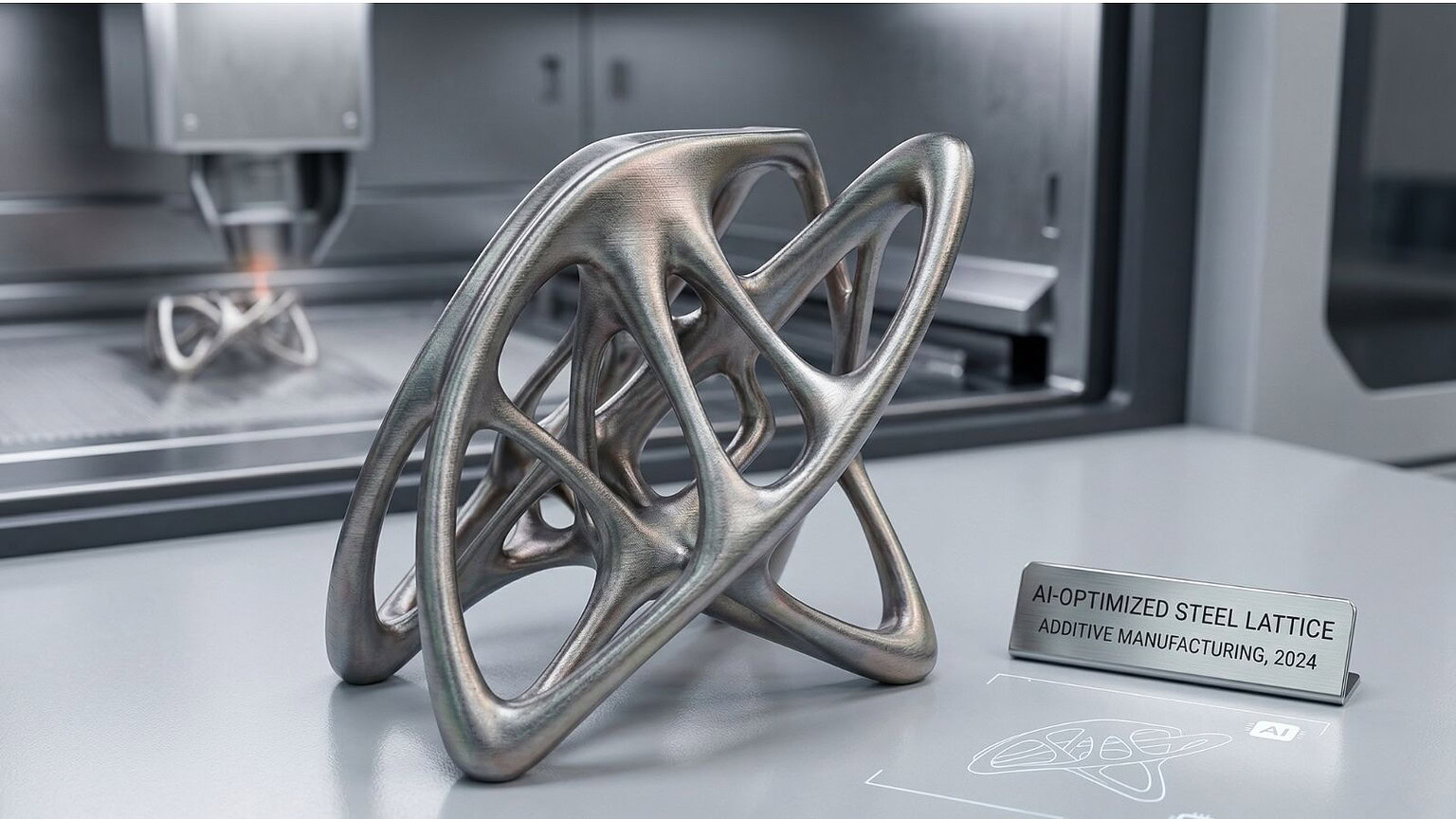 acciaio stampato in 3D