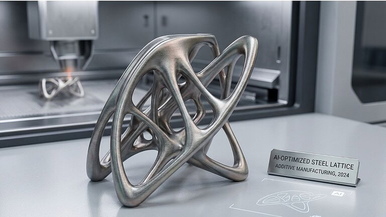acciaio stampato in 3D