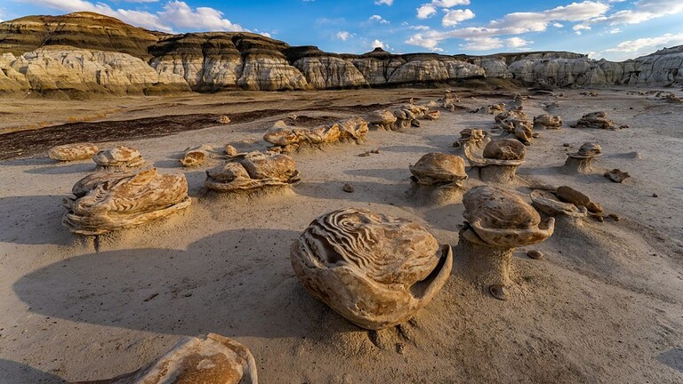 Bisti Badlands: le "uova aliene" del New Mexico che sembrano fantascienza