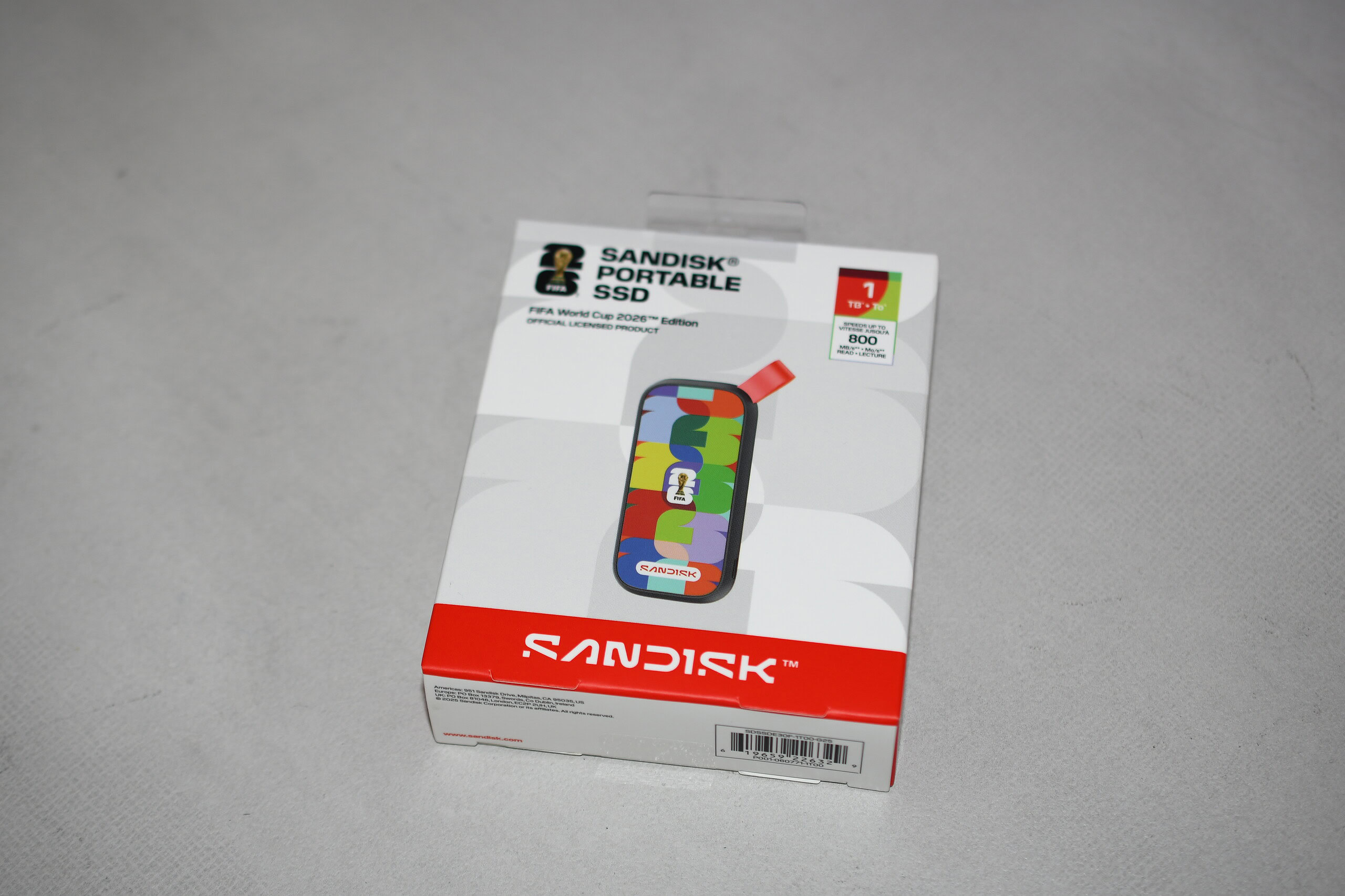 SANDISK Portable SSD: FIFA World Cup 2026 Edition - dettaglio Bozza automatica