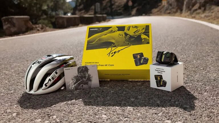 Insta360 GO Ultra: arriva la Pogačar Edition, kit esclusivo perfetto per i ciclisti