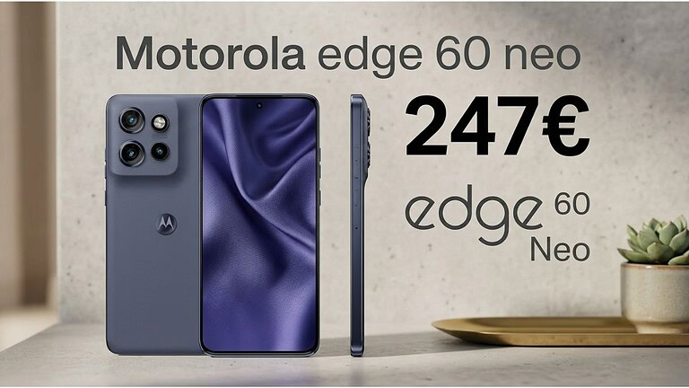 Motorola Edge 60 Neo al minimo storico: 247€ su Amazon (-38%)