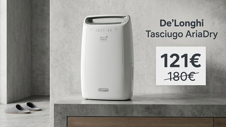 De'Longhi Tasciugo AriaDry al minimo storico: il prezzo è assurdo