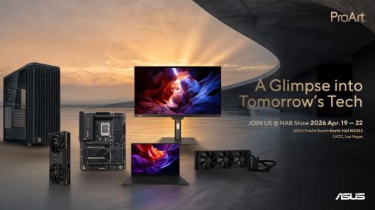 ASUS ProArt al NAB Show 2026: monitor certificati Adobe Premiere e laptop GoPro Edition