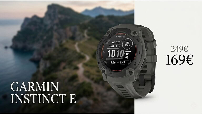 Garmin Instinct E a 169€ su Amazon: lo sconto che non ti aspetti