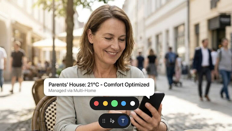 tado° gestisce fino a cinque abitazioni da un solo account da questa estate