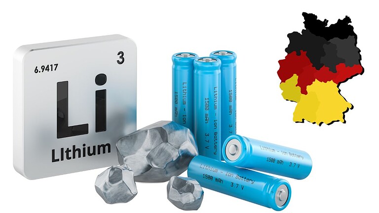Litio in Germania: scoperto un giacimento enorme nascosto nel sottosuolo