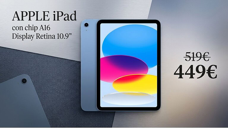 Apple iPad A16 256 GB al minimo storico su Amazon: prezzo mai così basso