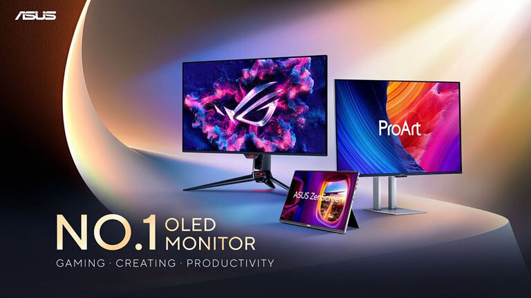 ASUS è il brand numero uno nei monitor OLED con il 21,6% di quota di mercato globale