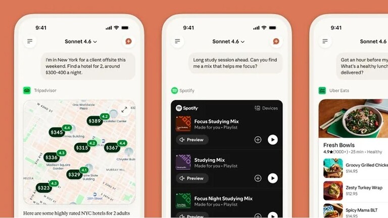 Claude si integra con Spotify, Uber e decine di altri servizi: cambia tutto
