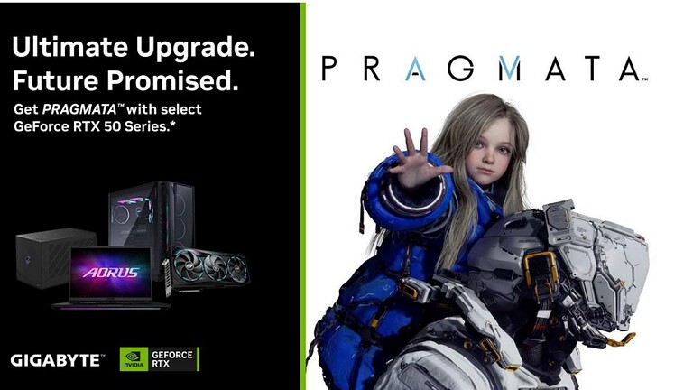GIGABYTE e NVIDIA RTX 50: bundle PRAGMATA per il gaming AI