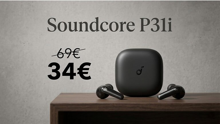 Soundcore P31i a metà prezzo su Amazon: ora costano solo 34,99 euro