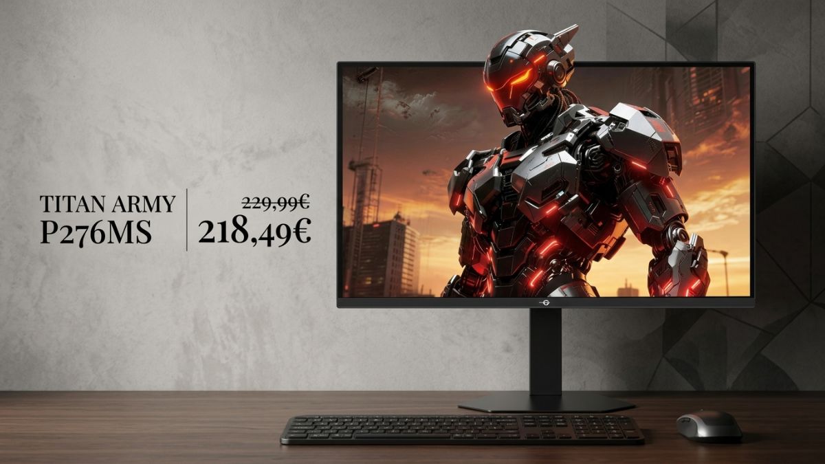 TITAN ARMY P276MS: monitor da 27” con risoluzione QHD e 275Hz in offerta su Amazon