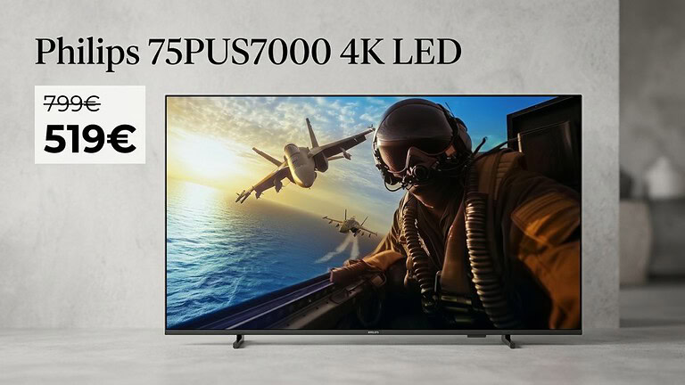 Philips 75PUS7000: smart TV 75 pollici con Dolby Atmos a meno di 520€