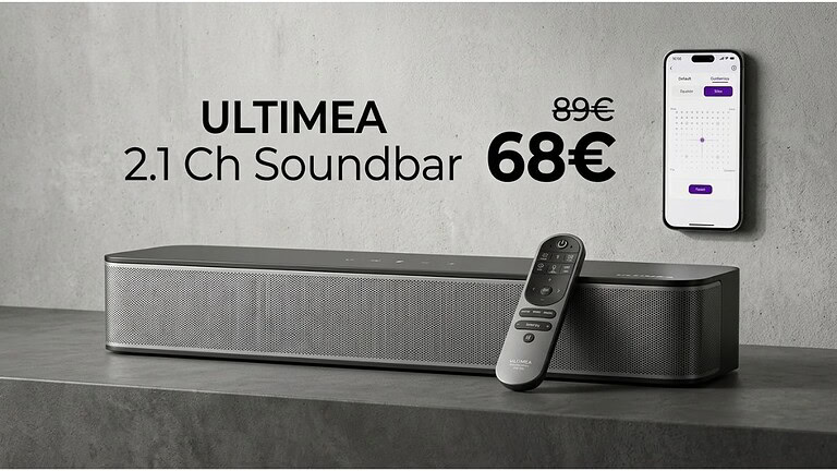 ULTIMEA Poseidon M20 Pro: soundbar 132W a un prezzo assurdo su Amazon