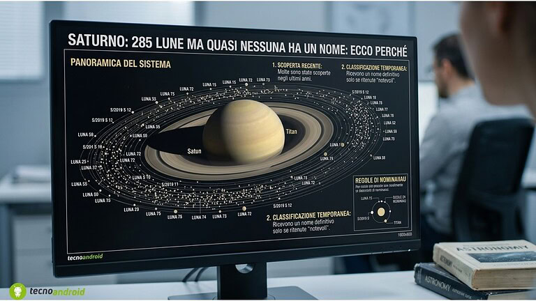 Saturno ha 285 lune ma quasi nessuna ha un nome: ecco perché