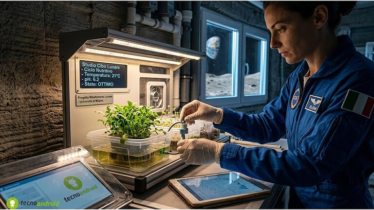 Cibo sulla Luna: lo studio italiano che ribalta tutto