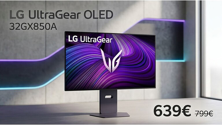 LG UltraGear OLED 32GX850A al minimo storico su Amazon: prezzo da sogno