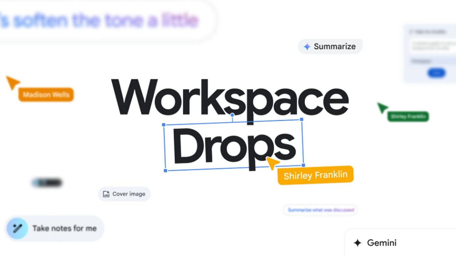 Google Workspace: avatar personalizzati, musica AI e Gemini multilingue