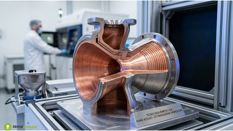 Stampa 3D multi-metallo: rame e acciaio insieme per razzi più efficienti