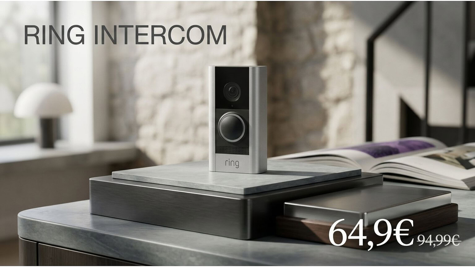 Ring Intercom Video al minimo storico: il prezzo è assurdo