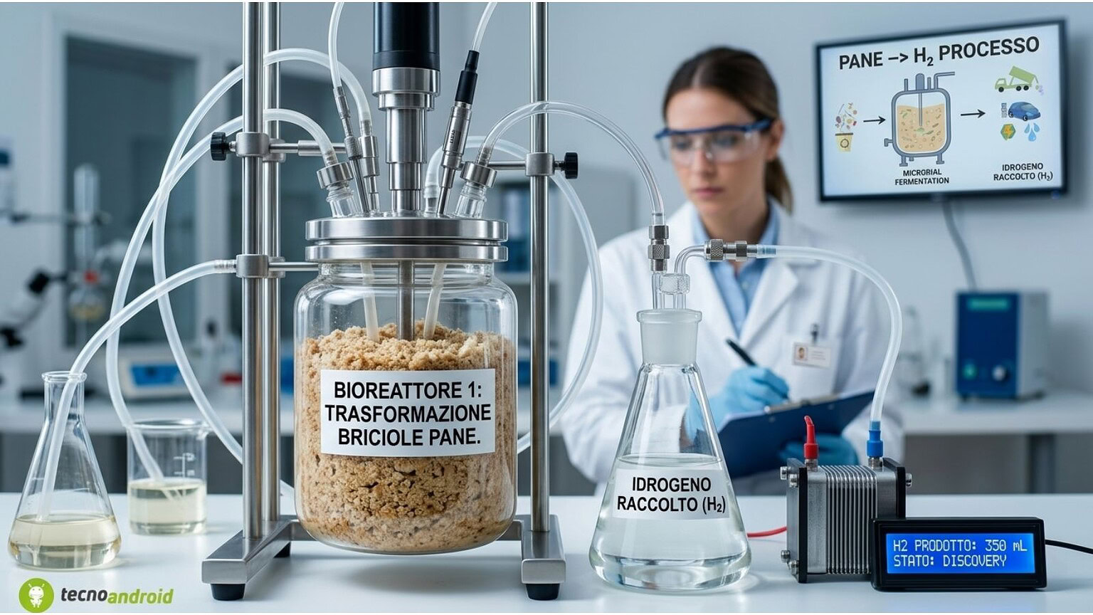 Briciole di pane trasformate in idrogeno: la scoperta incredibile