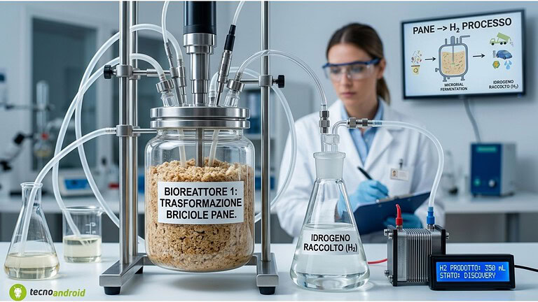 Briciole di pane trasformate in idrogeno: la scoperta incredibile