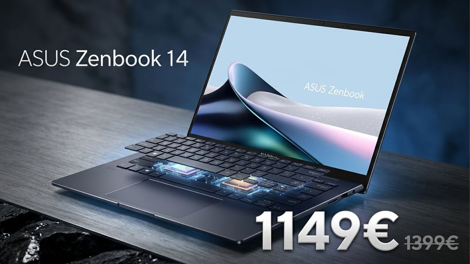 ASUS Zenbook 14 OLED a 1.149€: lo sconto Amazon che non dura