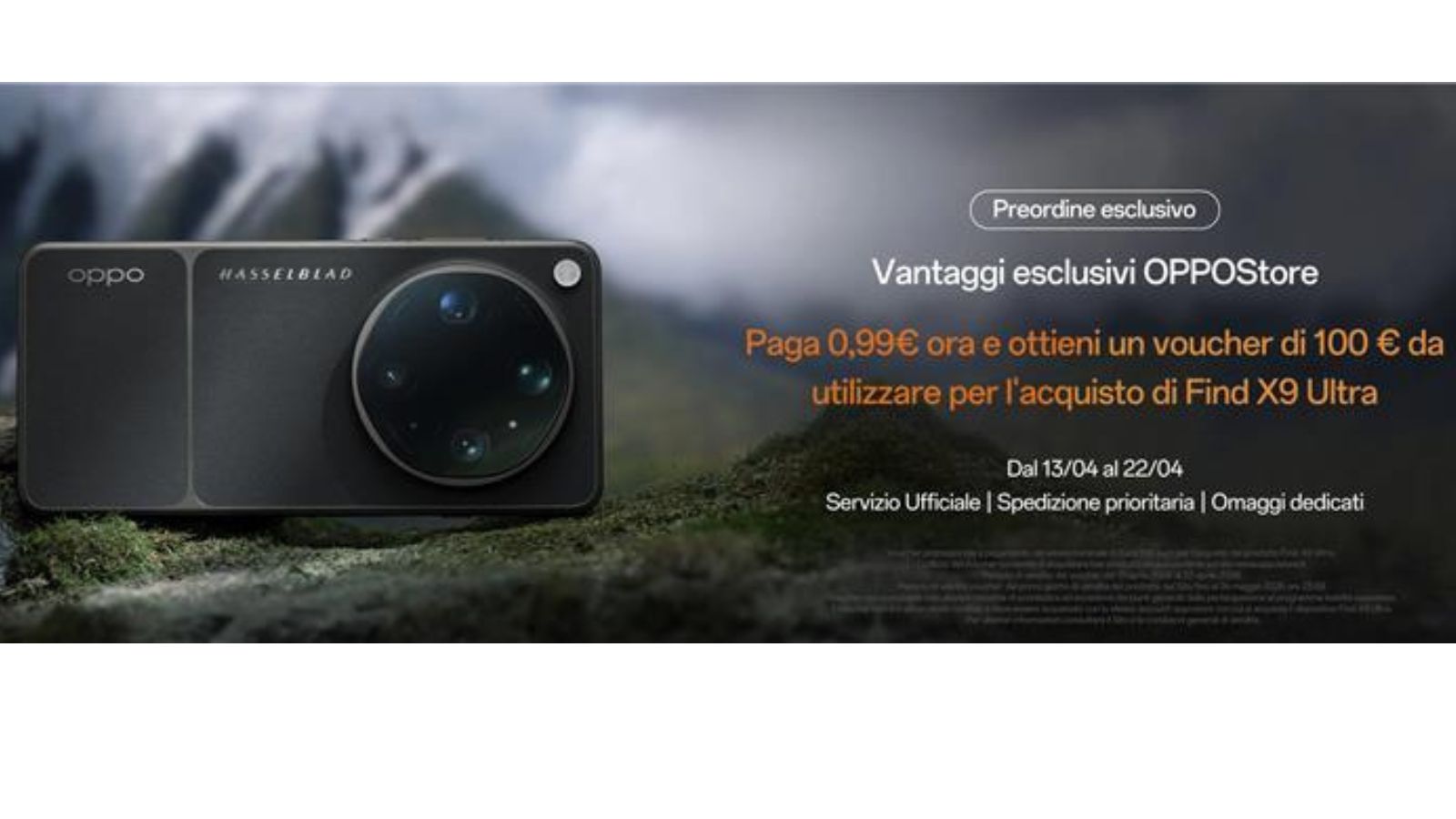 OPPO Find X9 Ultra: preordini aperti su OPPO Store prima del lancio del 21 aprile