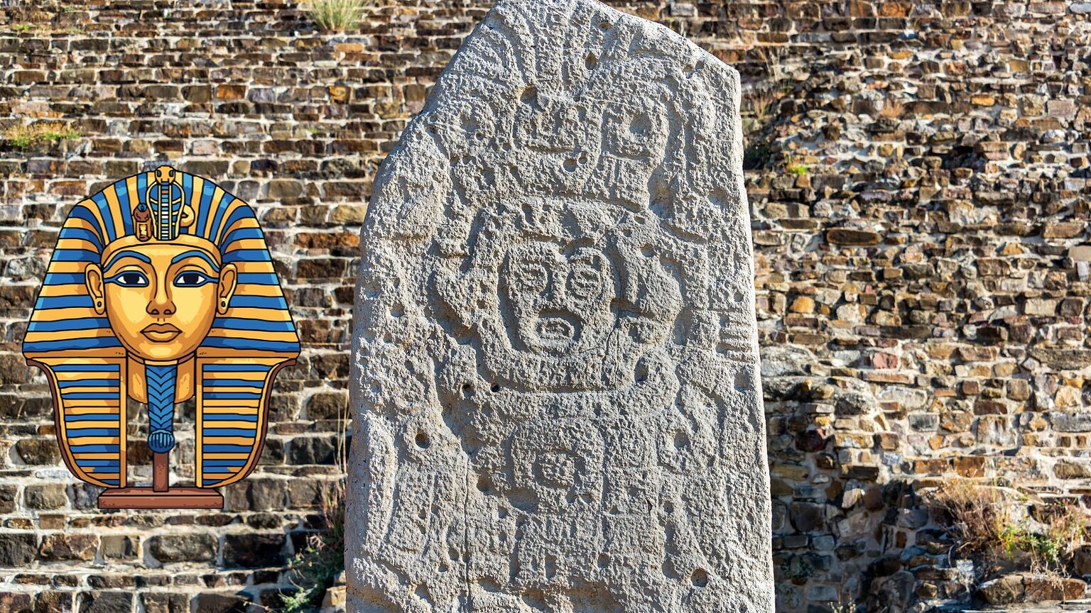 Stele antica a Luxor: un imperatore romano vestito da faraone