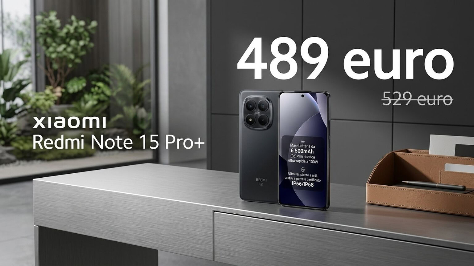 Redmi Note 15 Pro+ 5G al prezzo più basso di sempre su Amazon