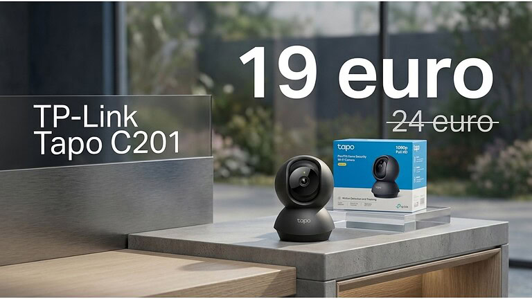TP-Link Tapo C201 al minimo storico: solo 19,99€ su Amazon