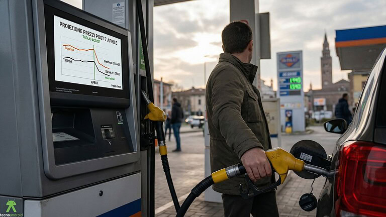 Taglio accise benzina e diesel: ecco quanto costerà il pieno dopo il 7 aprile