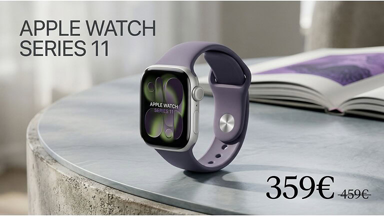 Apple Watch Series 11 a 359€ su Amazon: 100€ di sconto