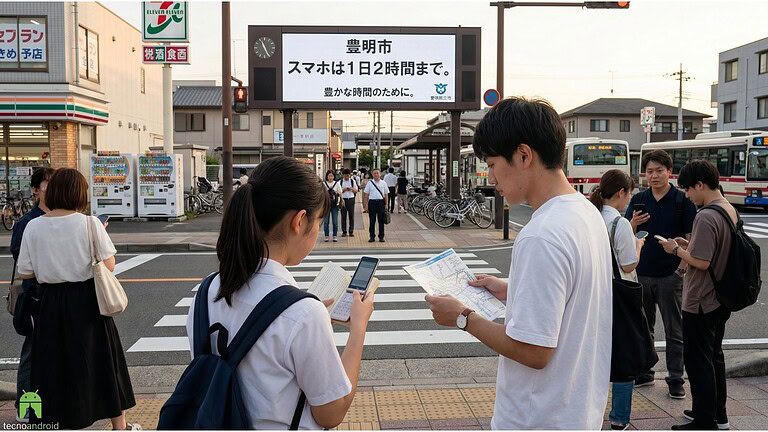 Toyoake, la città giapponese che vuole limitare lo smartphone a 2 ore