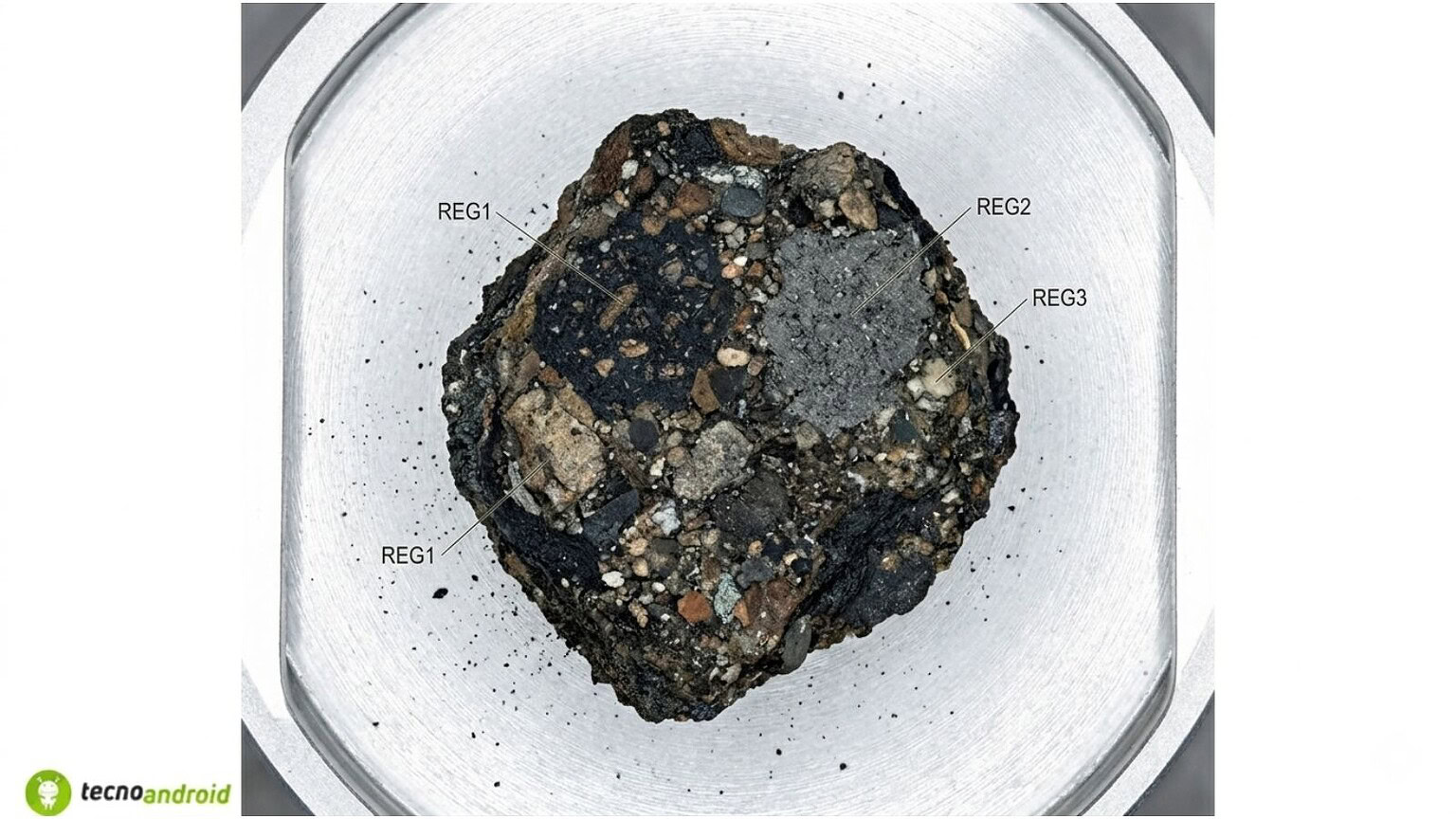Asteroide Bennu: i campioni della NASA svelano tre regioni chimiche distinte