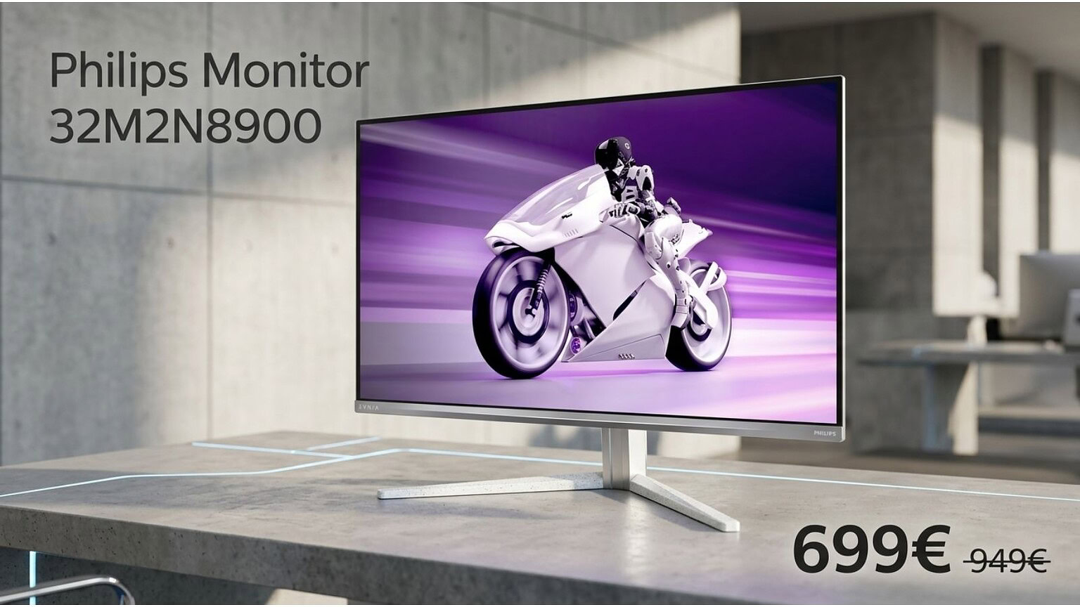 Philips 32M2N8900: monitor QD-OLED 4K 240Hz a un prezzo assurdo su Amazon