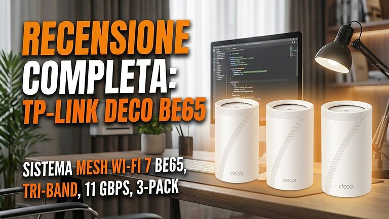 Deco Be65 Tre scatoloni bianchi e la promessa di non pensare più al Wi-Fi